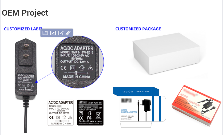 Fast delivery ac dc power adapters CE ROHS FCC power adapter 12v 1a AC/DC switching power supply(图5)