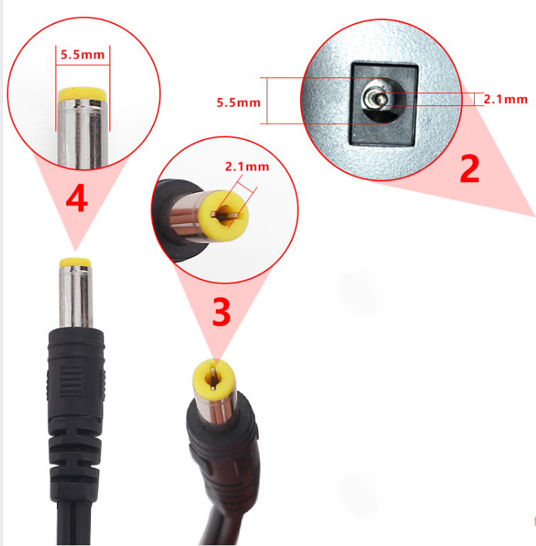 Short Circuit Protection with 5.5*2.1mm AC100~240V 12V2A UK AC/DC Power adapters(图2)