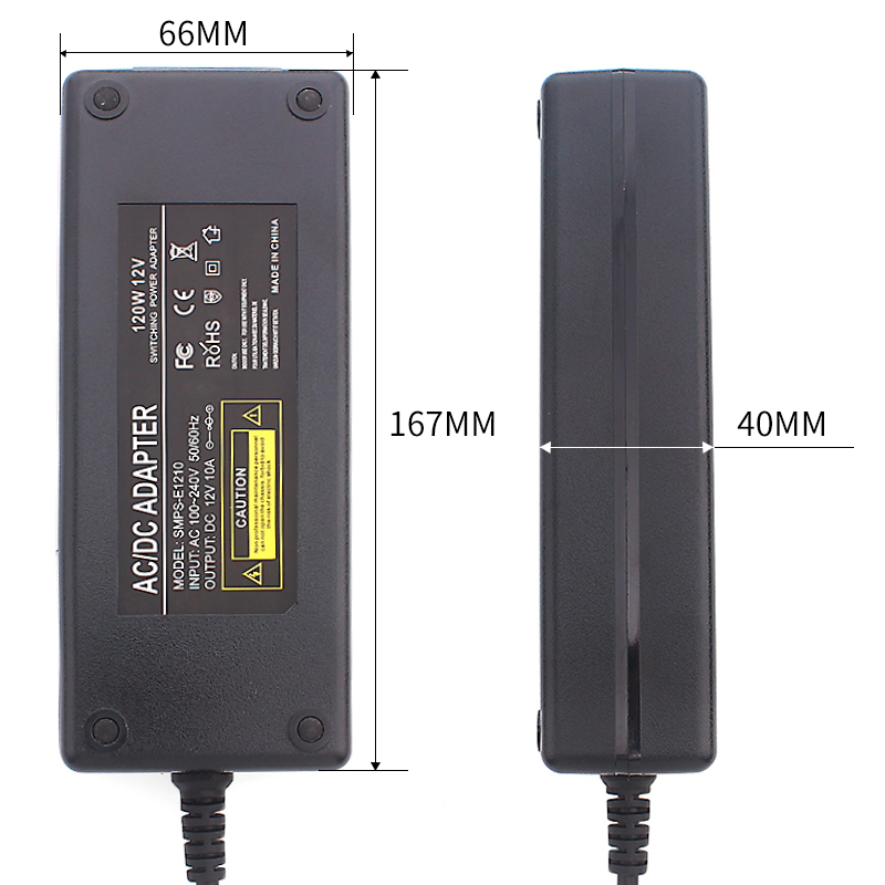 Factory Custom OEM ODM 12v10a Power Adapter Led 10a 12v led adapter
