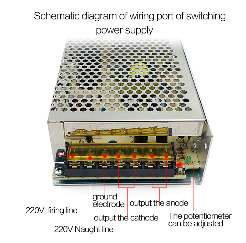 SMPS-240-A020 manufacturer direct sales 12v 20a power supply with fan ac dc power supply for cctv(图3)