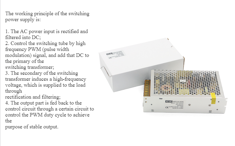 SMPS-240-A020 manufacturer direct sales 12v 20a power supply with fan ac dc power supply for cctv(图5)