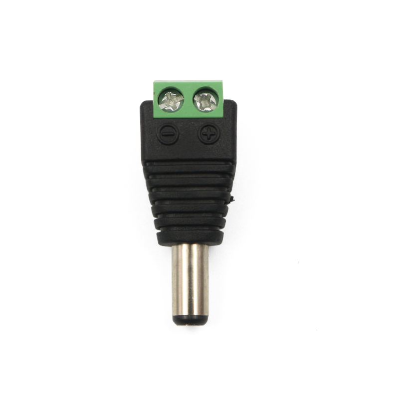 Hot Sale CCTV Accessories 12v DC Male Power Connector 5.5*2.1mm DC Jack