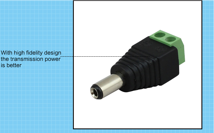 Hot Sale CCTV Accessories 12v DC Male Power Connector 5.5*2.1mm DC Jack(图5)